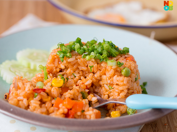Tomato Fried Rice Recipe | Noob Cook Recipes